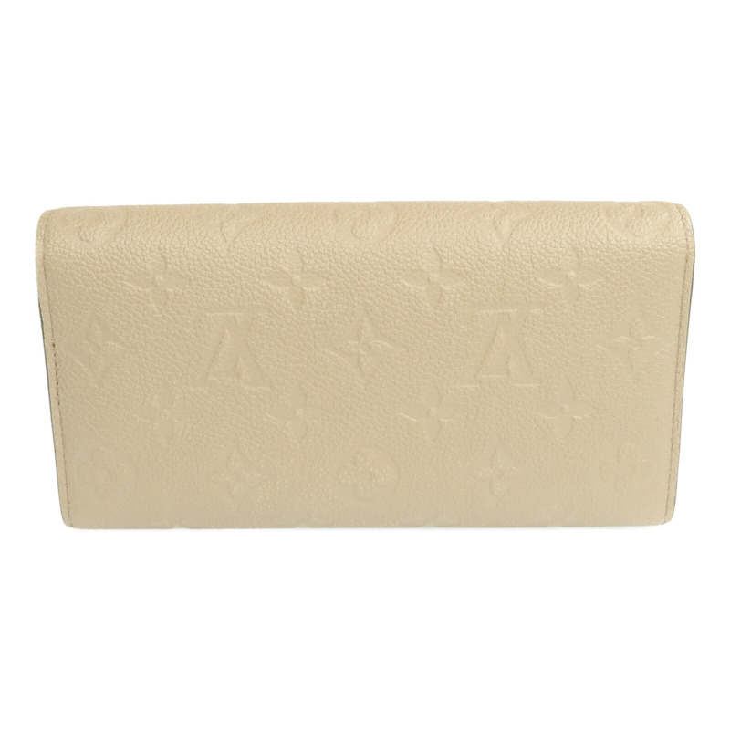 LOUIS VUITTON Monogram Empreinte Sarah Wallet金扣長錢包-1
