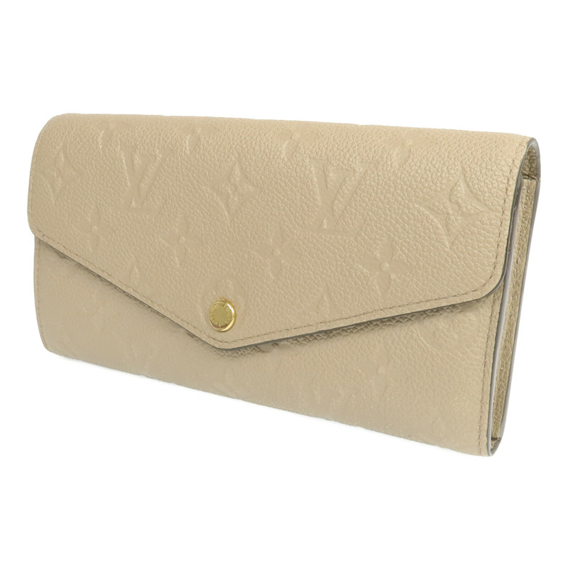 LOUIS VUITTON Monogram Empreinte Sarah Wallet金扣長錢包-2