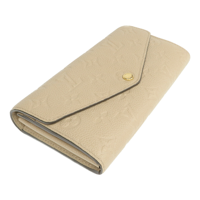 LOUIS VUITTON Monogram Empreinte Sarah Wallet金扣長錢包-3