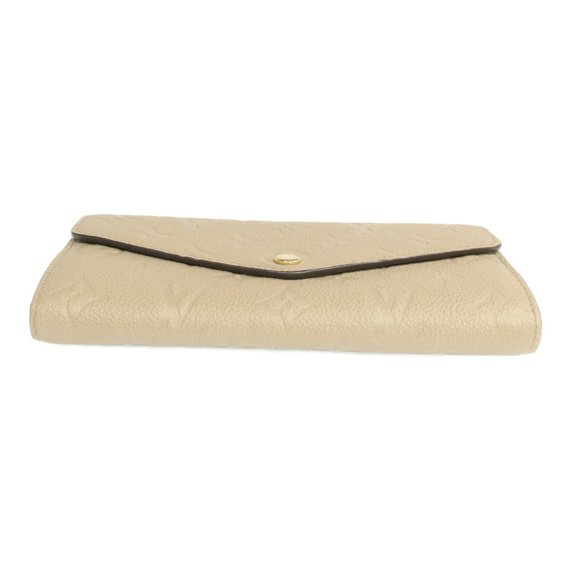 LOUIS VUITTON Monogram Empreinte Sarah Wallet金扣長錢包-5