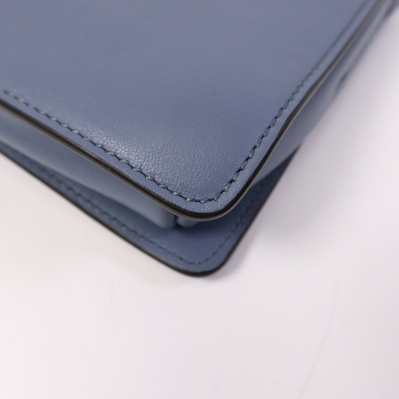 Chloe 牛皮/麂皮皮革Faye Bag金扣肩背袋-11