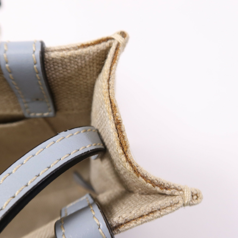 Chloe 帆布Mini Woody Tote手挽肩背兩用袋-14