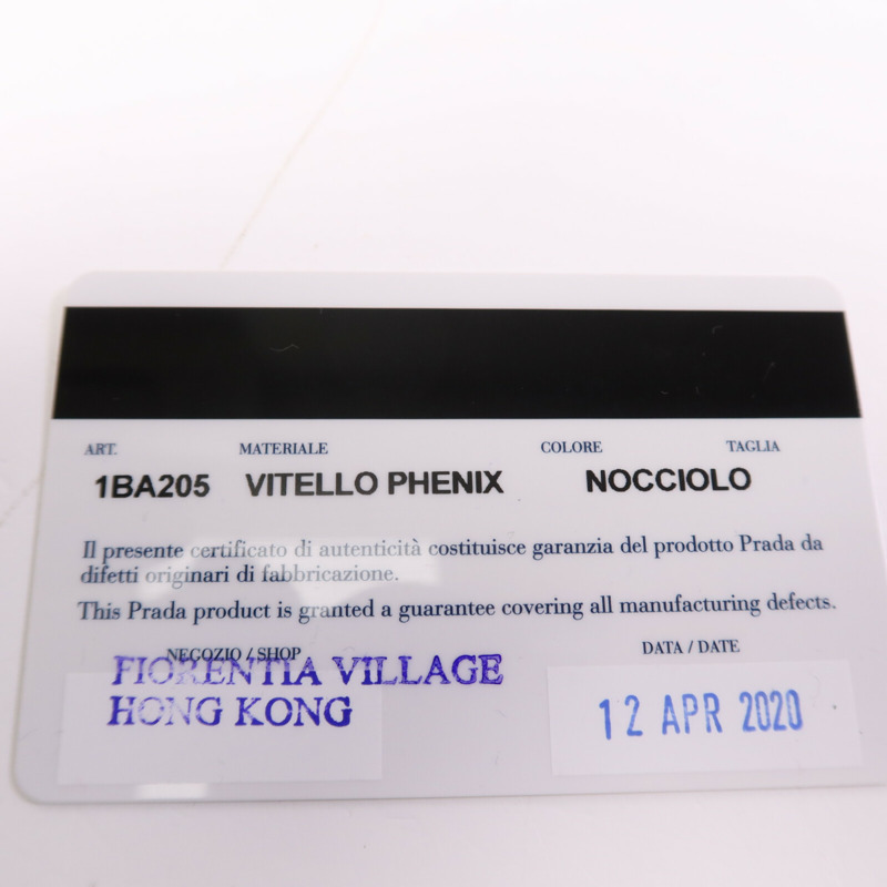 PRADA 牛皮皮革2 Way Shoulder Bag銀扣手挽肩背兩用袋-7