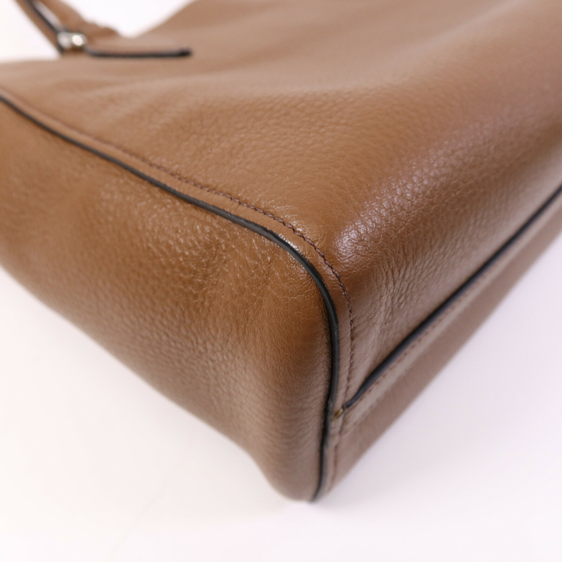 PRADA 牛皮皮革2 Way Shoulder Bag銀扣手挽肩背兩用袋-14