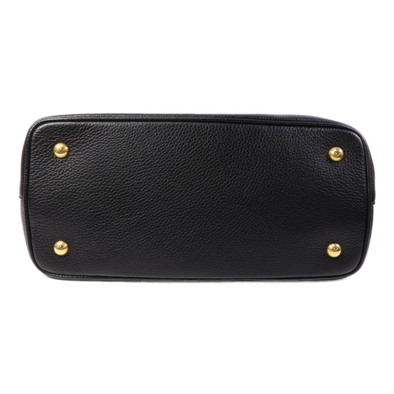 PRADA 牛皮皮革2 Way Shoulder Bag金扣手挽肩背兩用袋-3