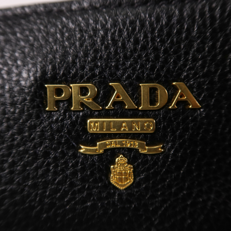 PRADA 牛皮皮革2 Way Shoulder Bag金扣手挽肩背兩用袋-9