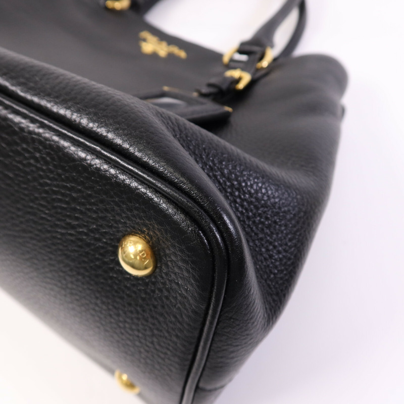 PRADA 牛皮皮革2 Way Shoulder Bag金扣手挽肩背兩用袋-11