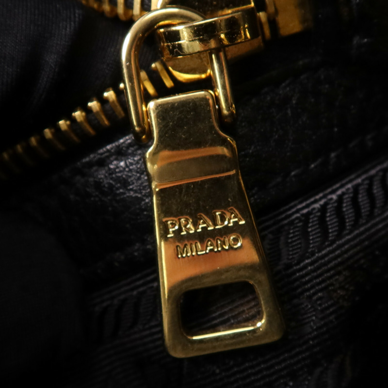 PRADA 牛皮皮革2 Way Shoulder Bag金扣手挽肩背兩用袋-16
