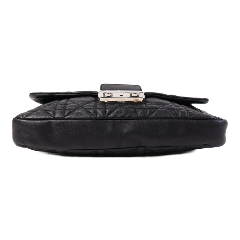 Dior 羊皮皮革Shoulder Bag銀扣鏈帶肩背袋-3
