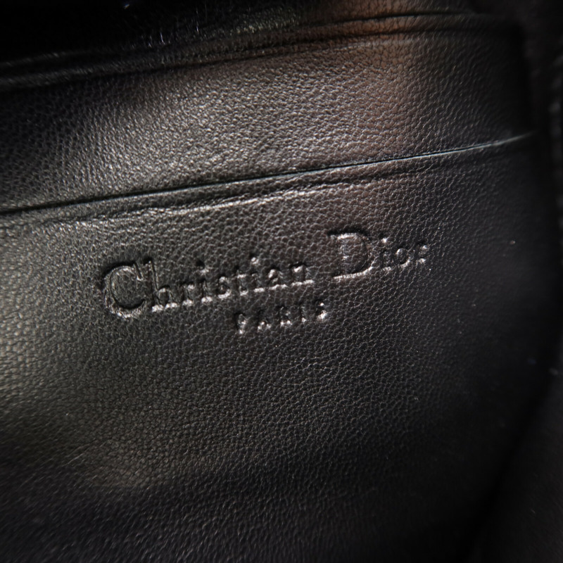 Dior 羊皮皮革Shoulder Bag銀扣鏈帶肩背袋-5