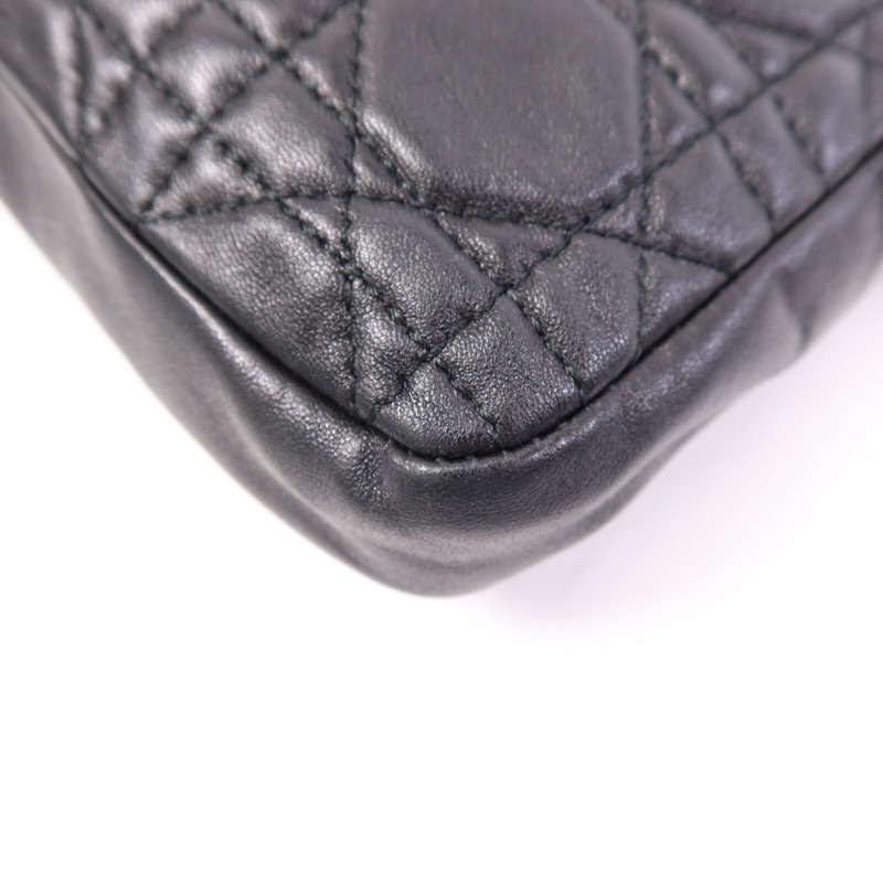 Dior 羊皮皮革Shoulder Bag銀扣鏈帶肩背袋-11