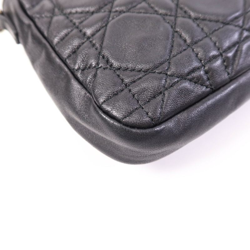 Dior 羊皮皮革Shoulder Bag銀扣鏈帶肩背袋-12