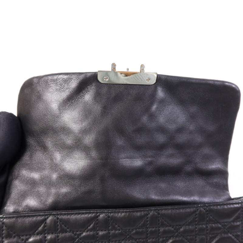 Dior 羊皮皮革Shoulder Bag銀扣鏈帶肩背袋-14