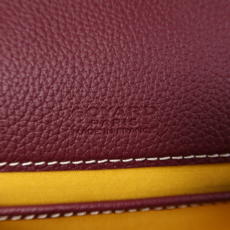 GOYARD 塗層帆布Belvedere PM銀扣肩背袋-5