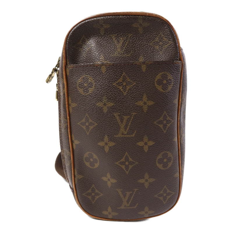 LOUIS VUITTON Monogram Pochette Gange金扣肩背袋-0