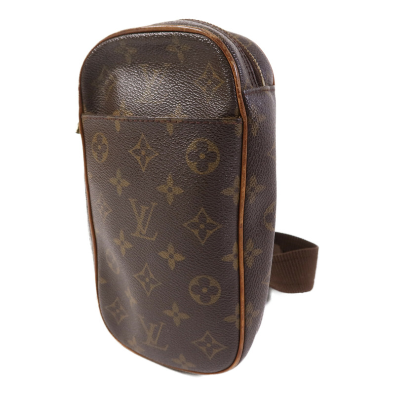 LOUIS VUITTON Monogram Pochette Gange金扣肩背袋-1