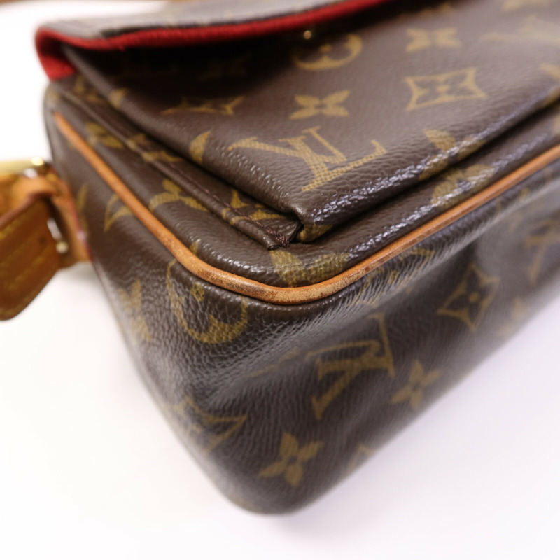 LOUIS VUITTON Monogram Viva Cite MM金扣肩背袋-8