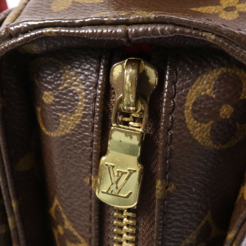 LOUIS VUITTON Monogram Viva Cite MM金扣肩背袋-13