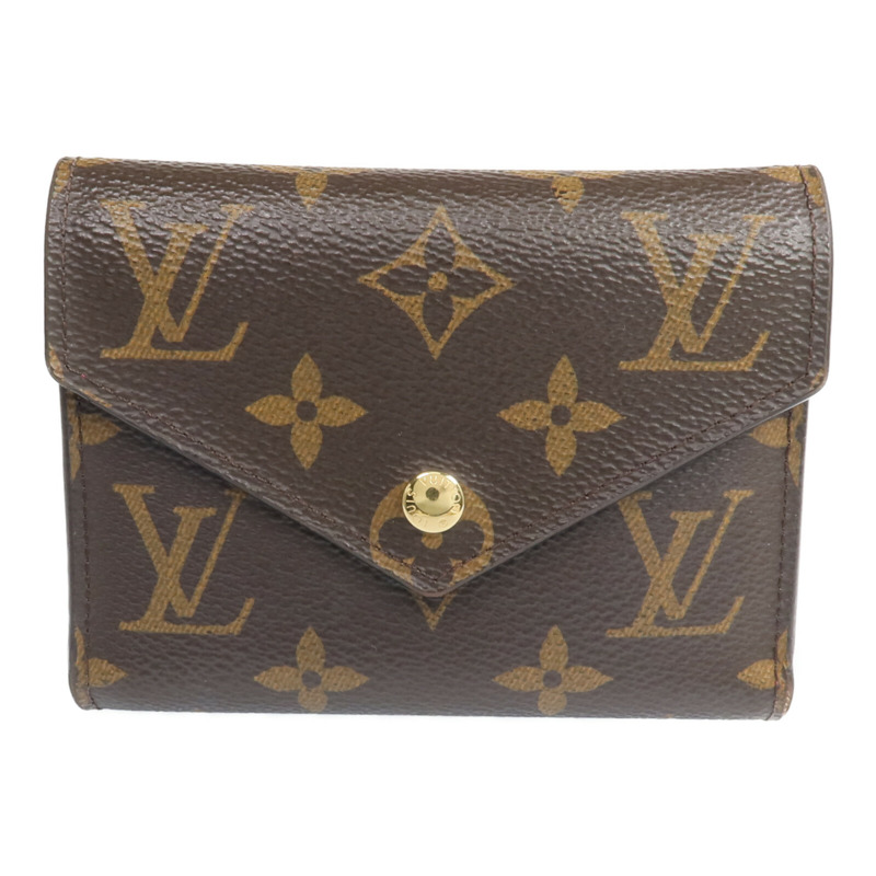 LOUIS VUITTON Monogram Portefeuille Victorine金扣錢包-0