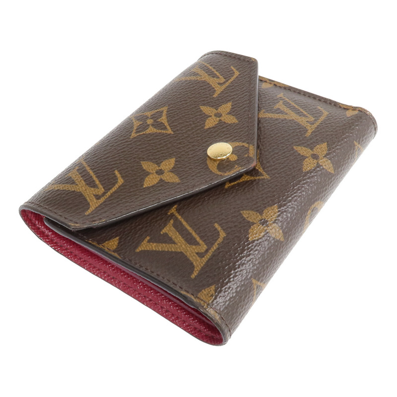 LOUIS VUITTON Monogram Portefeuille Victorine金扣錢包-3