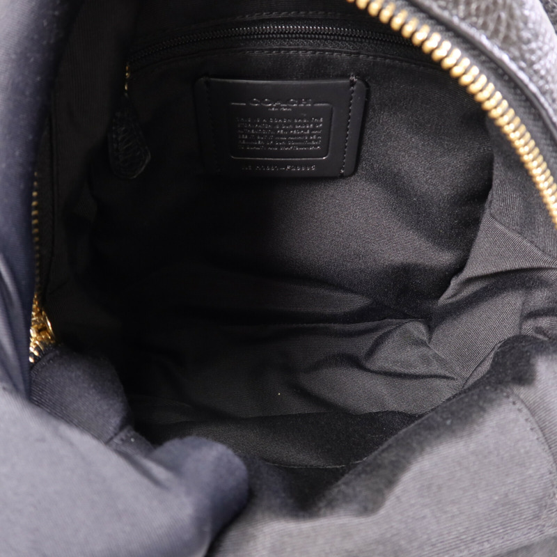 COACH 牛皮皮革Backpack金扣背包-4