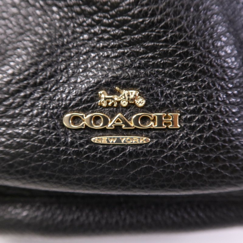 COACH 牛皮皮革Backpack金扣背包-5