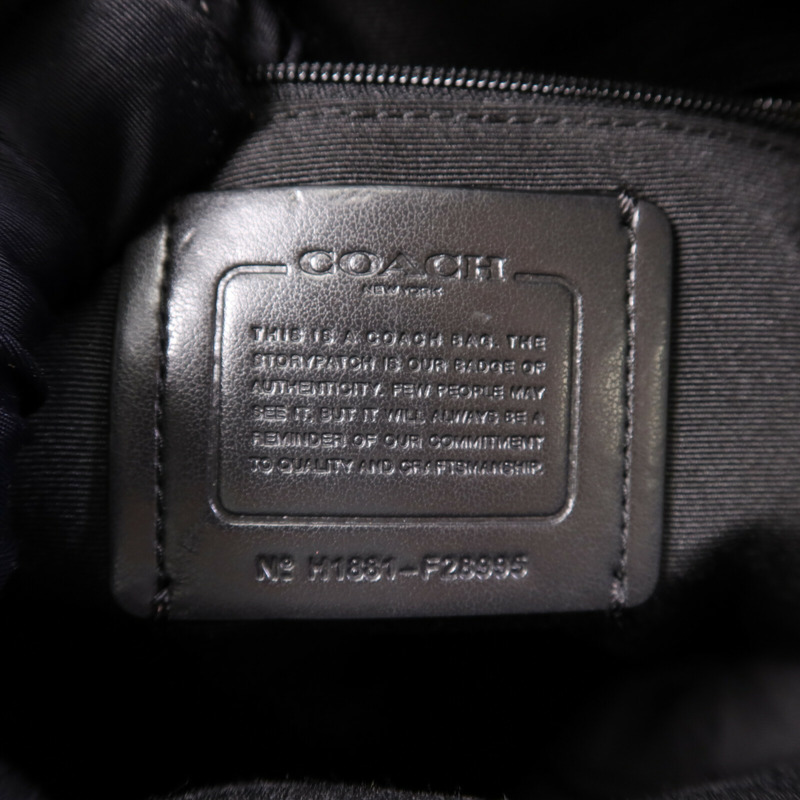 COACH 牛皮皮革Backpack金扣背包-6