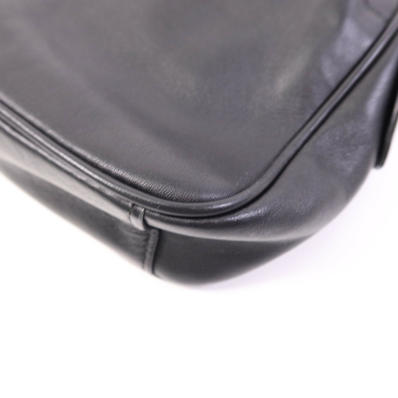 COACH 牛皮皮革Shoulder Bag銀扣肩背袋-10