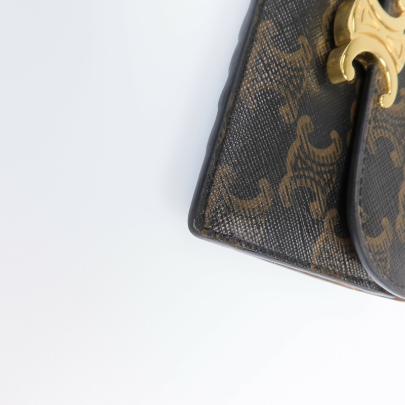 CELINE 塗層帆布Coin/Card Holder金扣零錢包/卡片套-6