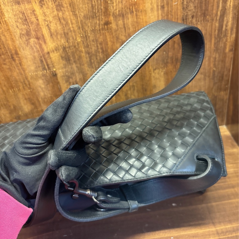 Bottega Veneta 編織皮革斜背包-2