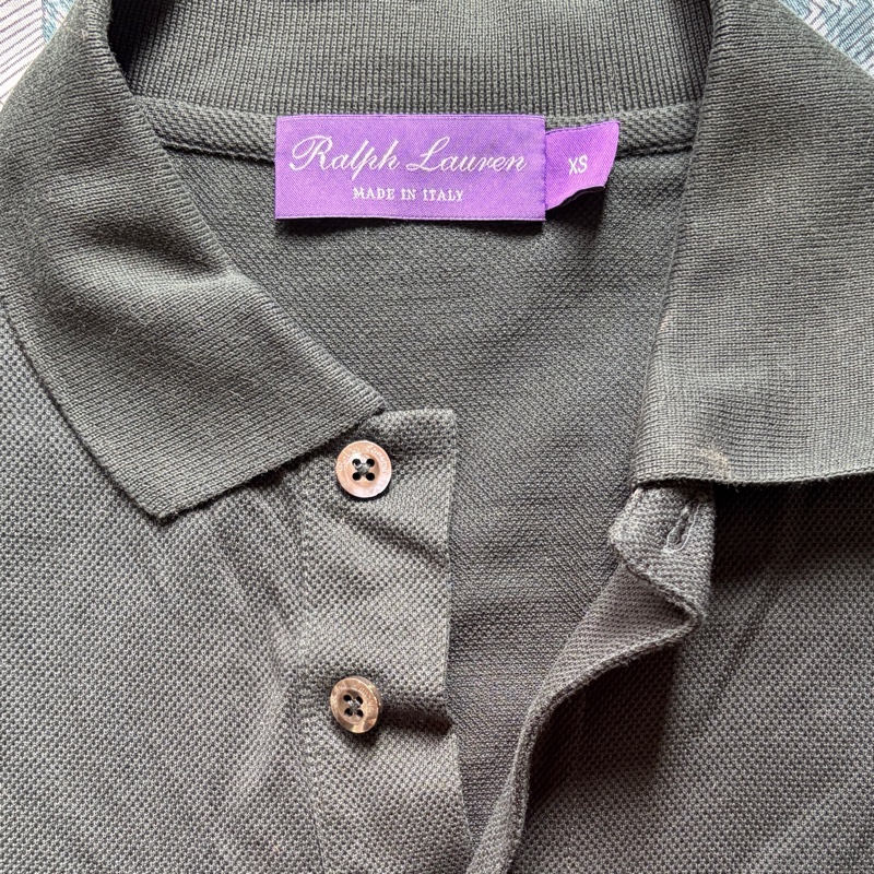 Ralph Lauren 少見立馬刺繡 紫標 義大利製 polo衫 高級 爆款 絕版-9