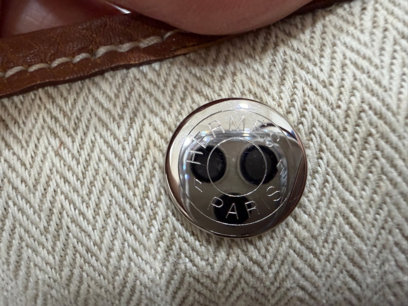 hermes 愛馬仕 garden party 36 花園派對 金棕 手提包 肩背包 購物包 公事包-28