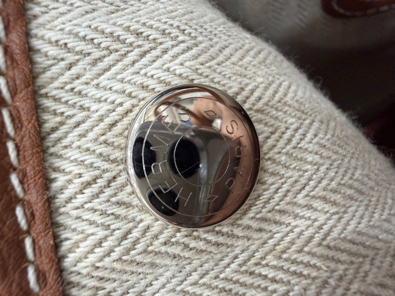 hermes 愛馬仕 garden party 36 花園派對 金棕 手提包 肩背包 購物包 公事包-30