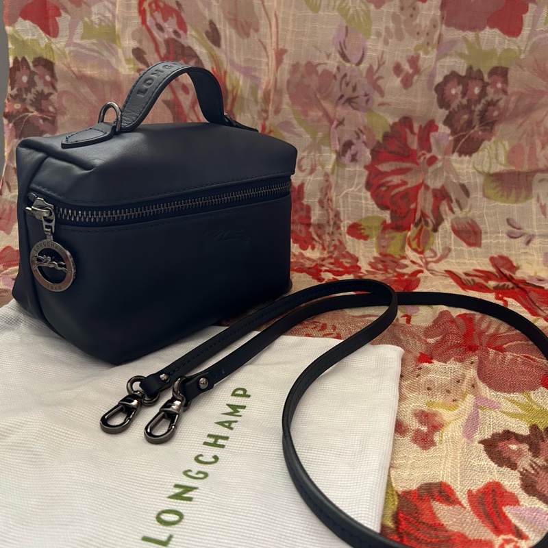 LONGCHAMP Le Pliage Xtra系列 XS 牛皮質斜背包/手提/肩背 有防塵袋🎀-0