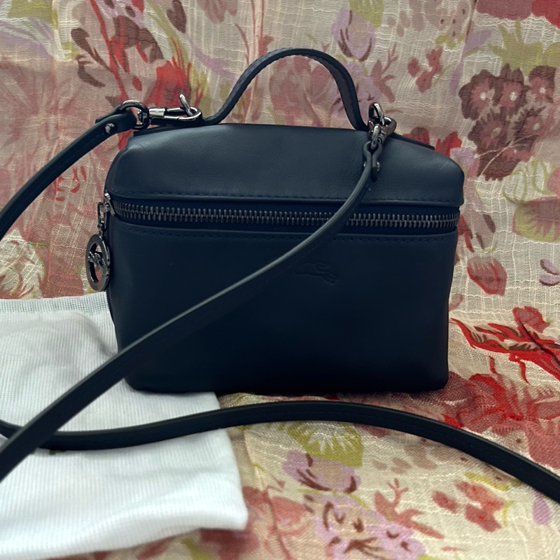LONGCHAMP Le Pliage Xtra系列 XS 牛皮質斜背包/手提/肩背 有防塵袋🎀-5