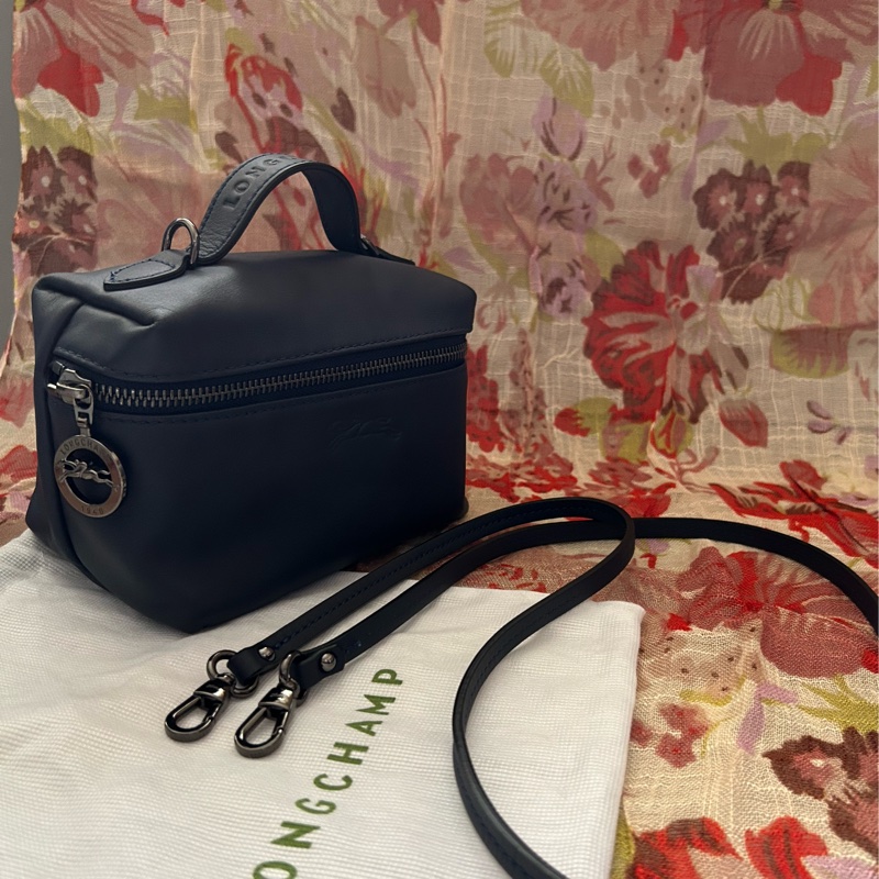 LONGCHAMP Le Pliage Xtra系列 XS 牛皮質斜背包/手提/肩背 有防塵袋🎀-18