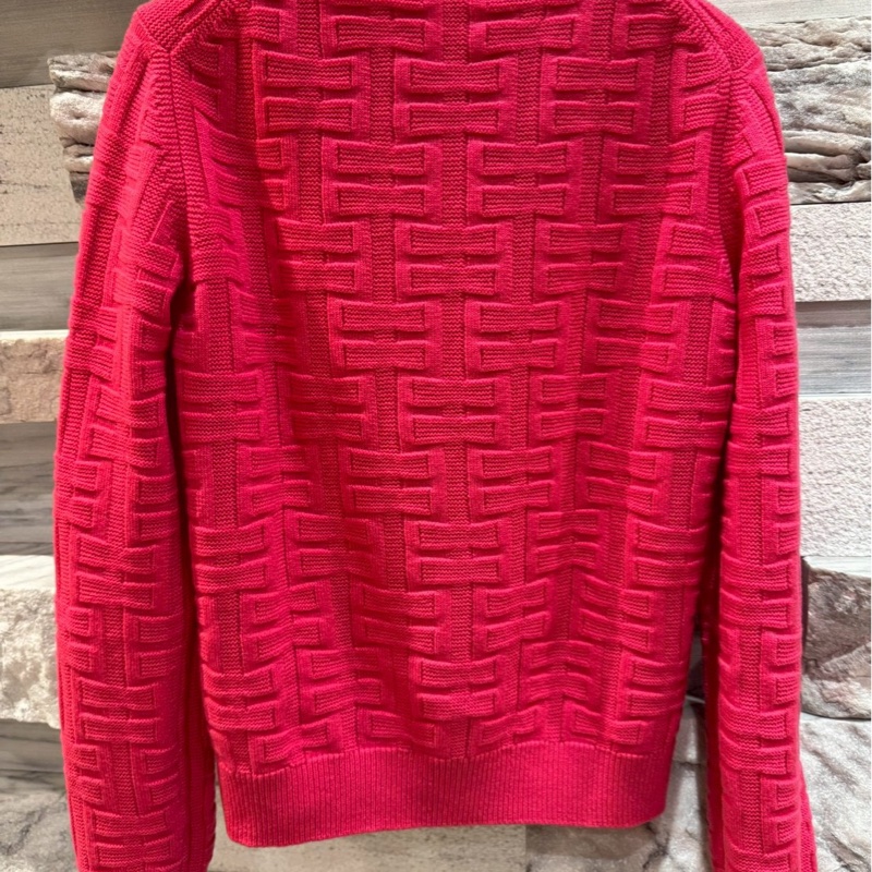 Hermès 經典 H 圖騰羊毛針織上衣-1