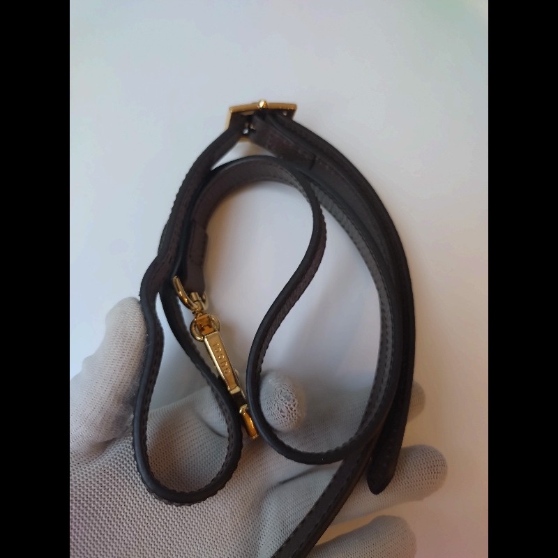 Gucci 咖皮邊綠紅綠GG 印花pvc兩用波士頓包-22