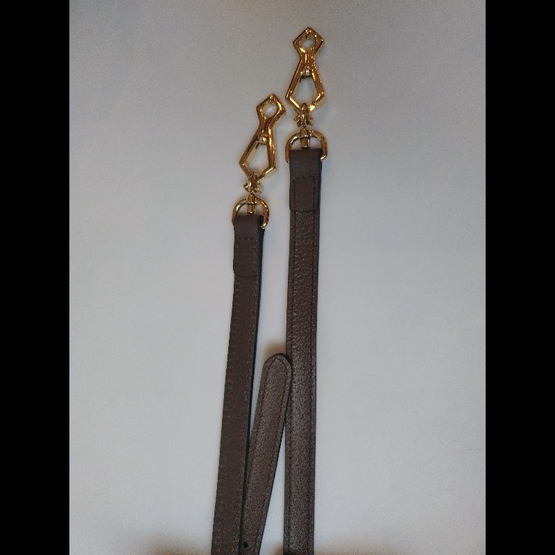 Gucci 咖皮邊綠紅綠GG 印花pvc兩用波士頓包-27