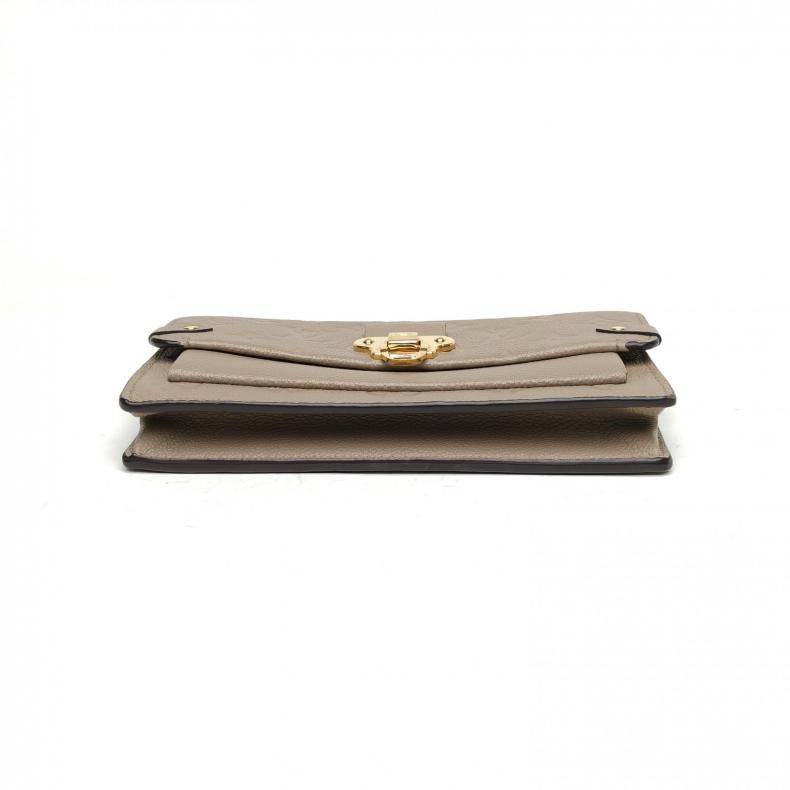 LOUIS VUITTON VAVIN鏈條包WOC19灰色牛皮2021-3