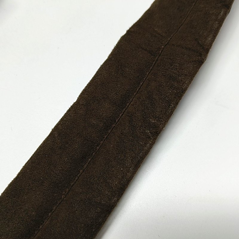 LOUIS VUITTON STEVE深棕色牛皮老花單肩包斜挎包釕色五金-14