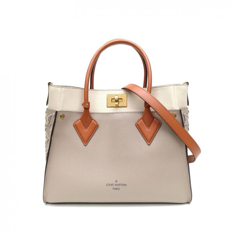 LOUIS VUITTON ONMYSIDE中號拼色牛皮肩背包2020-0