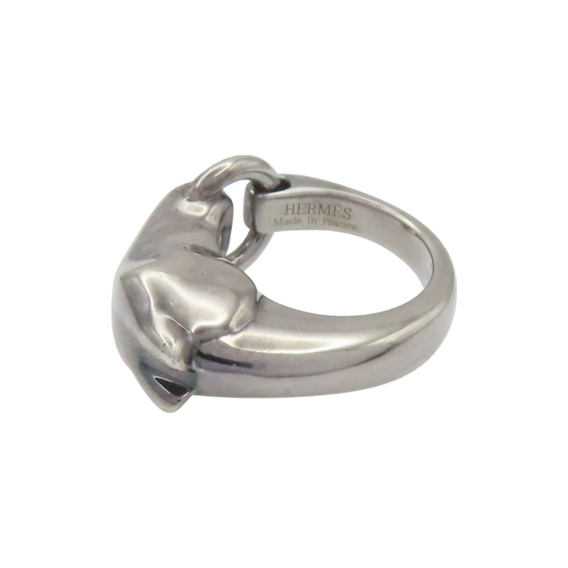 925純銀 Galop Hermès 馬頭 戒指【HERMES 愛馬仕】-4