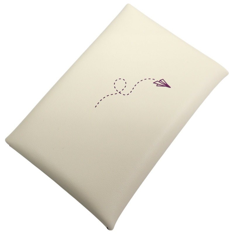 白色 Swift 牛皮 Calvi Duo 扣式 零錢包 B刻【HERMES 愛馬仕】-3