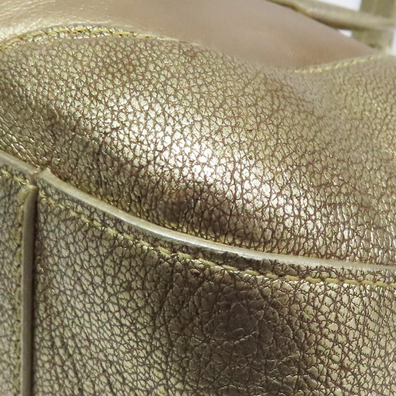 金色 亮面牛皮 La Dona 肩背包【Cartier 卡地亞】 L1000804-14