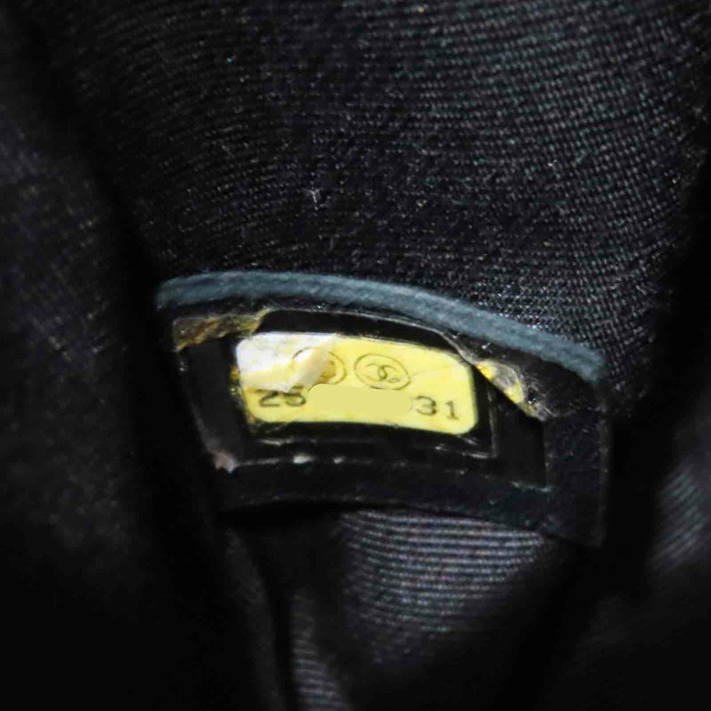 黑色 牛皮 菱格紋 BOY 20 鍊帶 肩背包 金扣【CHANEL 香奈兒】 A67085-6