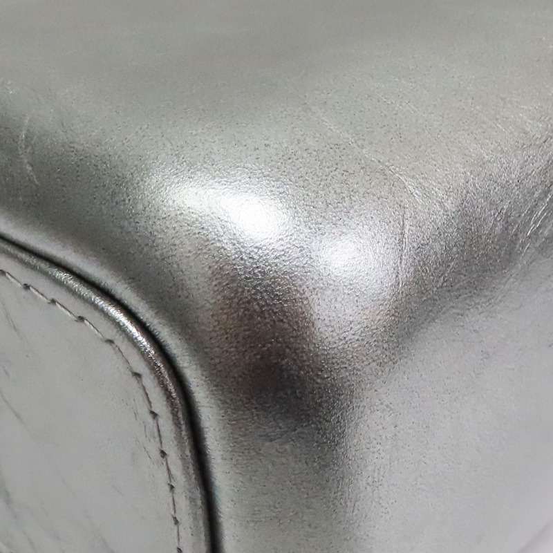 銀色 牛皮 Gabrielle 流浪包 肩背包【CHANEL 香奈兒】 A93824-13