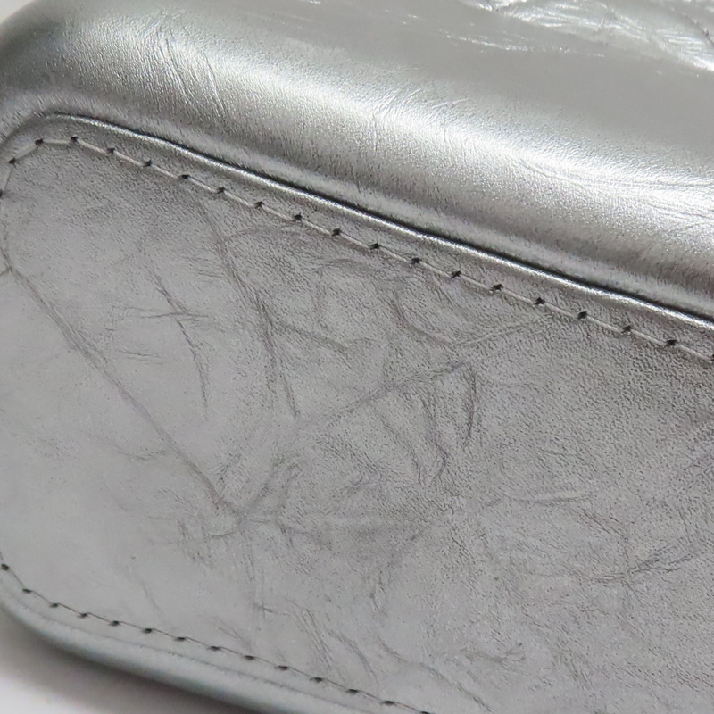 銀色 牛皮 Gabrielle 流浪包 肩背包【CHANEL 香奈兒】 A93824-16