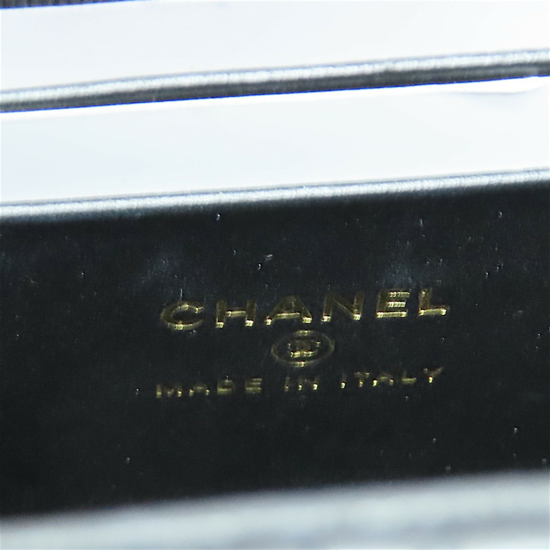 黑色羊皮 珍珠手把 鍊帶 肩背包【CHANEL 香奈兒】 AP4520-7