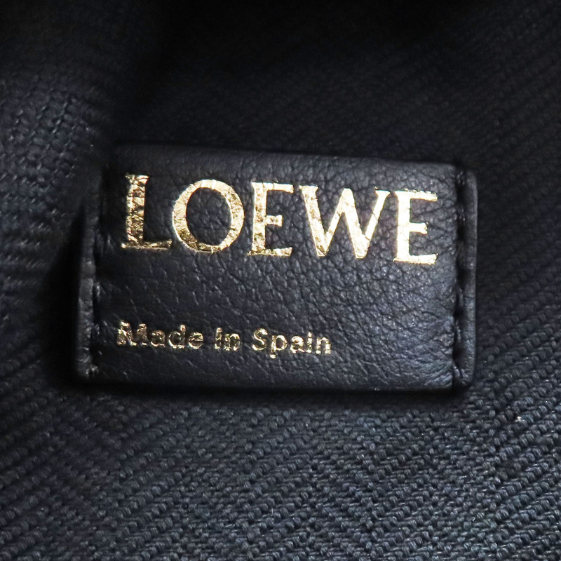 藍色 提花帆布 Cubi 手提包【LOEWE 羅威】 A906K75X06-8